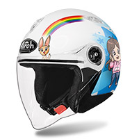 Casco Airoh Mr Jet Me Contro Te Bimbo