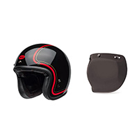 Casco Bell Custom 500 Ece06 Chief Nero Lucido