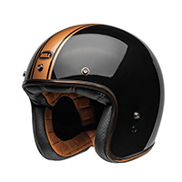 Casco Bell Custom 500 ECE06 Rally negro brillo