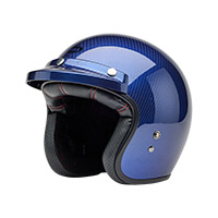 Bell Custom 500 Carbon Ece6 Mcqueen Lemans Blu - img 2