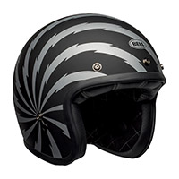Bell Custom 500 Dlx Vertigo Helmet Black Silver