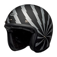 Bell Custom 500 DLX Vertigo Helm schwarz silber