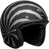 Bell Custom 500 Vertigo Helmet Black Silver - 2