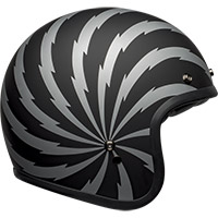 Bell Custom 500 Vertigo Helmet Black Silver - 4