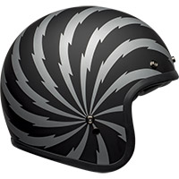 Bell Custom 500 Vertigo Helm schwarz silber - 4