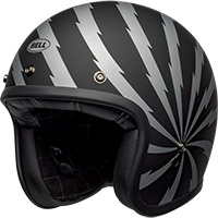 Bell Custom 500 Vertigo Helmet Black Silver