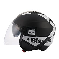 Casco Blauer BET HT negro blanco