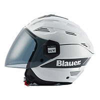 Casco Blauer Brat Bianco Nero - img 2