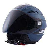 Blauer Brat Helm Weiß schwarz