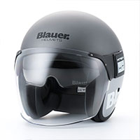 Casco Blauer Pod 06 titanio gris opaco