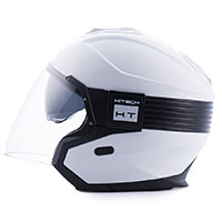 Blauer Hacker Helm weiß - 3