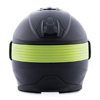 Blauer Hacker Helm Noir Jaune