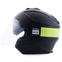 Blauer Hacker Helm noir jaune - 3