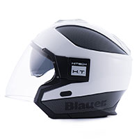 Casco Blauer Solo BTR blanco carbono - 3