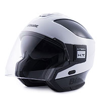 Casque Blauer Solo BTR blanc carbone