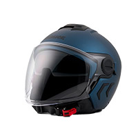 Casco Blauer Demi Jet Dj-01 Mono Blu Opaco
