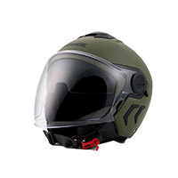 Casco Blauer Demi Jet Dj-01 Mono Verde Opaco