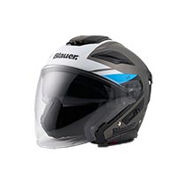 Casco Blauer Jj-01 Titanio Opaco