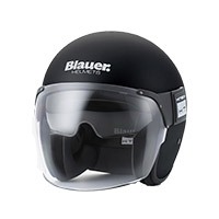 Casco Blauer Pod 06 Monochrome Nero Opaco