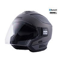 Casque Blauer Solo BTR blanc carbone