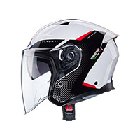 Casque Caberg Flyon 2 Boss blanc rouge bleu - 2