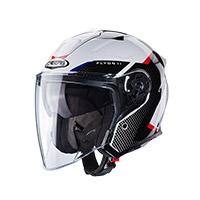 Caberg Flyon 2 Boss Helmet White Red Blue