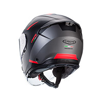 Caberg Flyon 2 Boss Helmet Grey Red Black - 2