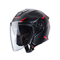 Casco Caberg Flyon 2 Boss gris rojo negro