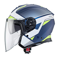 Caberg Flyon Rio Helmet Blue Matt White Yellow