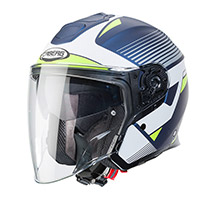 Caberg Flyon Rio Helmet Blue Matt White Yellow