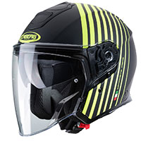 Caberg Flyon Bakari Helmet Black Fluo Yellow