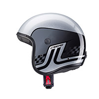 Casque Caberg Freeride Trophy Argent Noir Gris