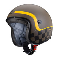 Casco Jet Caberg Freeride Formula marrón