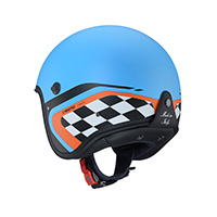 Casco Caberg Jet Freeride X Daytona Azzurro Opaco - img 2