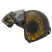 Caberg Ghost Maori Helmet Black Gold