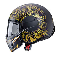 Caberg Ghost Maori Helm schwarz gold - 3