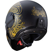 Casco Caberg Ghost Maori negro oro - 5