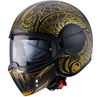 Casco Caberg Ghost Maori negro oro