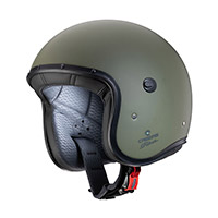 Caberg Jet Freeride X ヘルメット グリーン マット