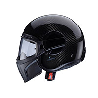 Caberg Jet Ghost X Carbon Helmet Black - 3