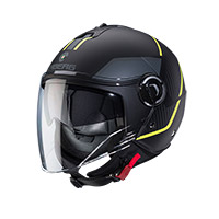 Casque Caberg Riviera V4X Geo rouge anthracite