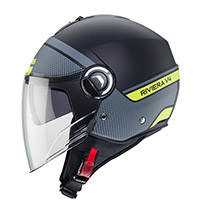 Caberg Riviera V4 Elite Helmet Black Yellow