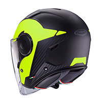 Caberg Soho Milano Helm schwarz matt gelb - 2