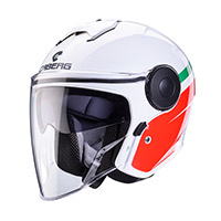 Caberg Soho Zephyr Helmet White Red Green