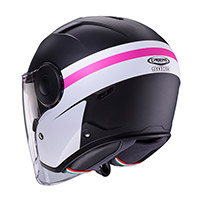 Caberg Soho Zephyr Helm schwarz weiß fuchsia - 2