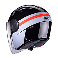 Casco Caberg Soho Zephyr negro gris rojo - 2