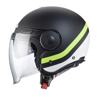 Casque Moto Jet Caberg Uptown Chrono noir opaque - 2