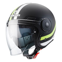 Casco Jet Caberg Uptown Chrono Nero Opaco