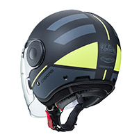 Caberg Uptown Loft Helmet Black Matt Yellow Fluo - 3