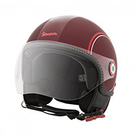 Casco Vespa Modernist Bordeaux